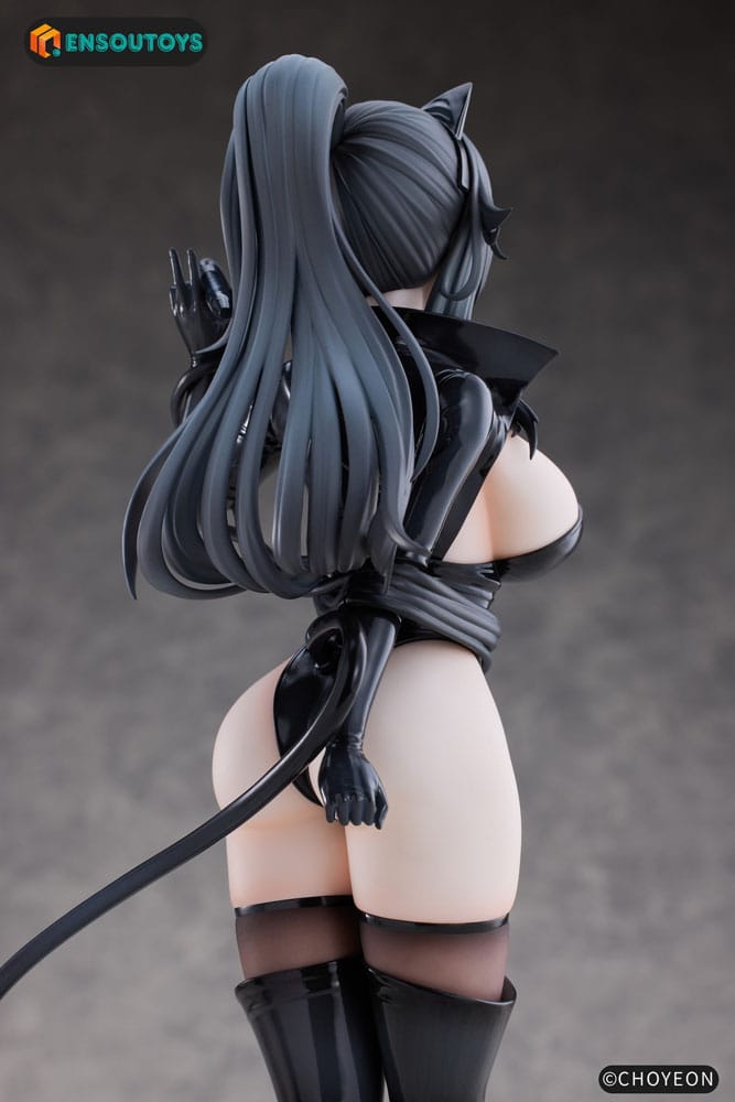 Original Character Statue 1/6 Cat Woman Happy-chan 27 cm Image 11