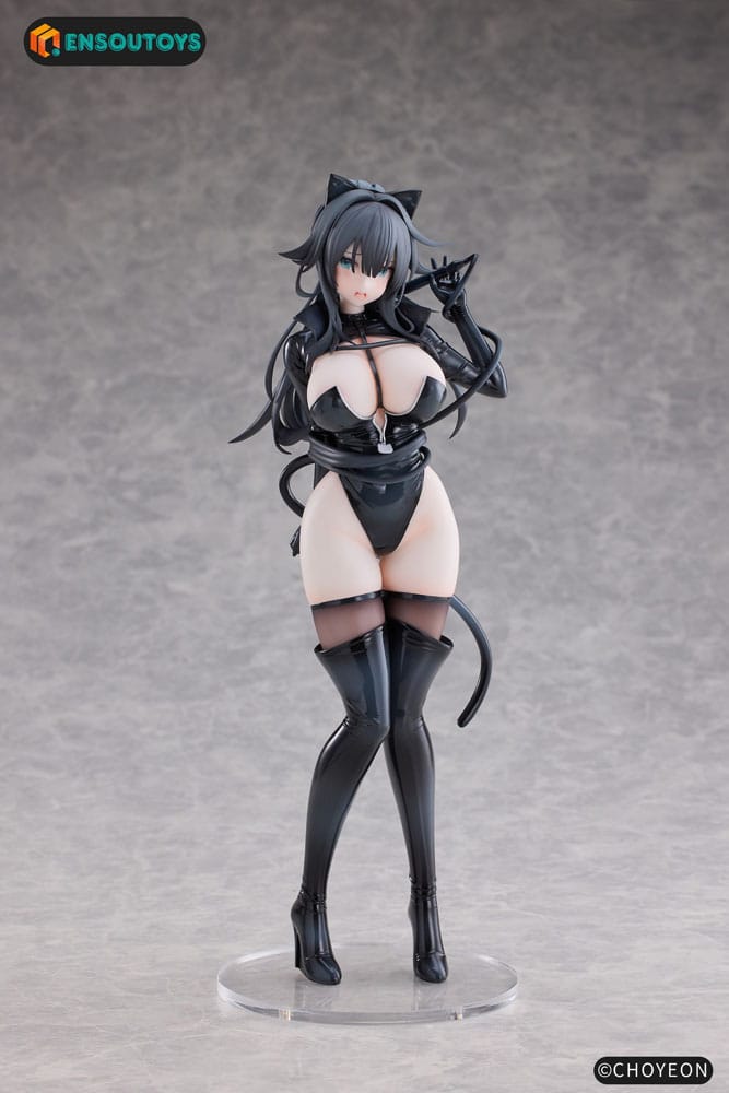 Original Character Statue 1/6 Cat Woman Happy-chan 27 cm Image 13