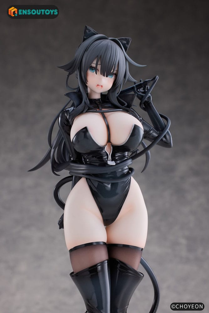 Original Character Statue 1/6 Cat Woman Happy-chan 27 cm Image 14