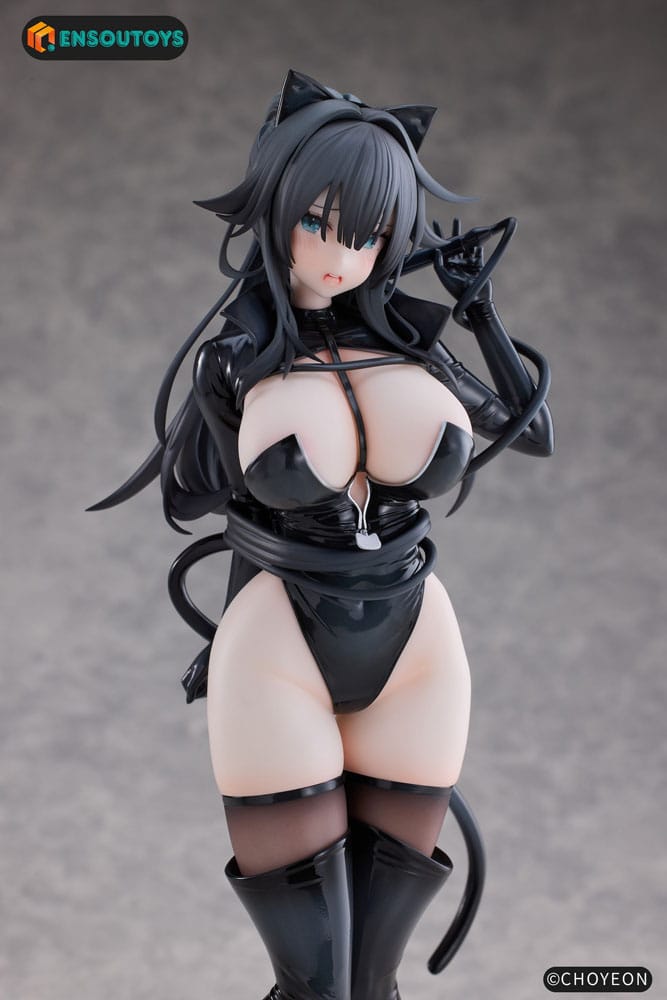 Original Character Statue 1/6 Cat Woman Happy-chan 27 cm Image 15