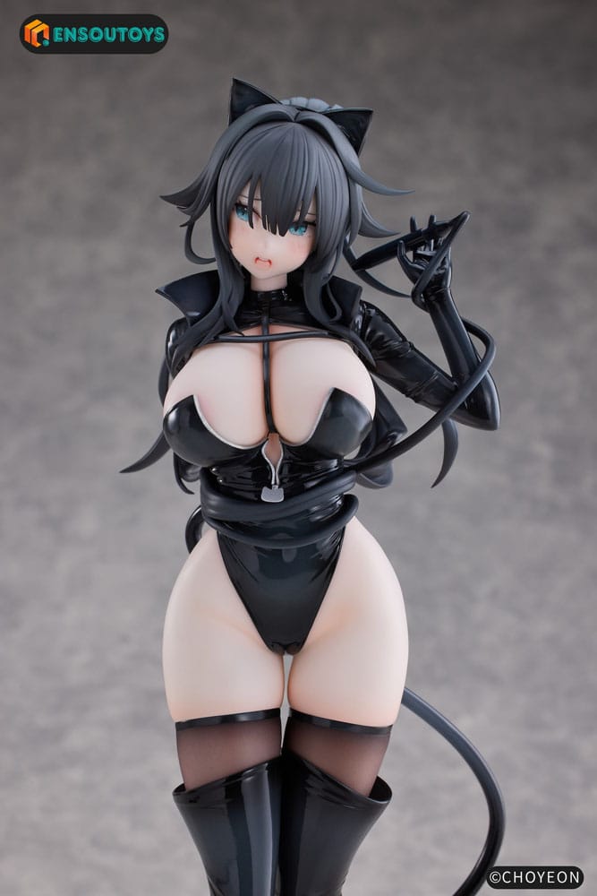 Original Character Statue 1/6 Cat Woman Happy-chan 27 cm Image 16