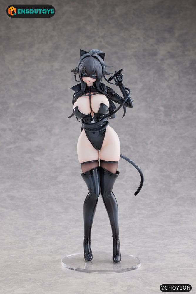 Original Character Statue 1/6 Cat Woman Happy-chan 27 cm Image 21