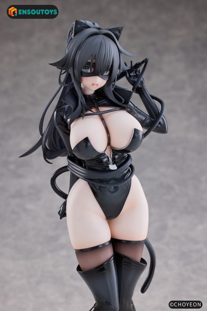 Original Character Statue 1/6 Cat Woman Happy-chan 27 cm Image 22