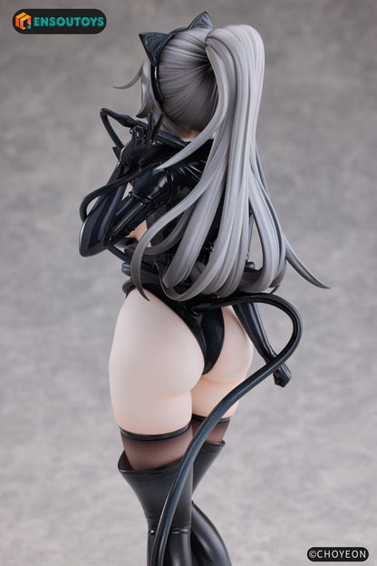 Original Character Statue 1/6 Cat Woman Happy-chan Different Color Edition 27 cm Image 9