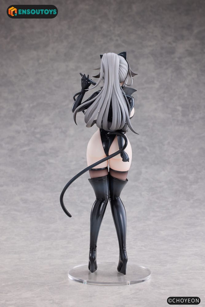 Original Character Statue 1/6 Cat Woman Happy-chan Different Color Edition 27 cm Image 19
