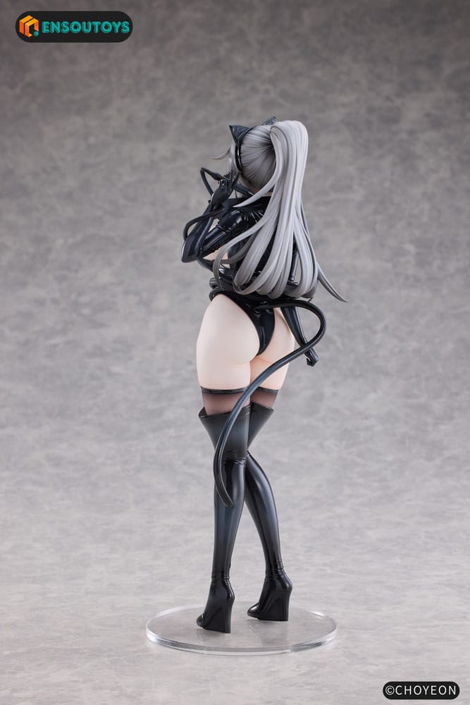 Original Character Statue 1/6 Cat Woman Happy-chan Different Color Edition 27 cm Image 20