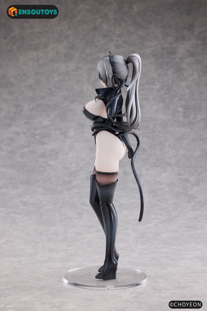 Original Character Statue 1/6 Cat Woman Happy-chan Different Color Edition 27 cm Image 21
