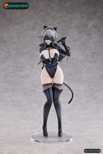 Original Character Statue 1/6 Cat Woman Happy-chan Different Color Edition 27 cm Image 23