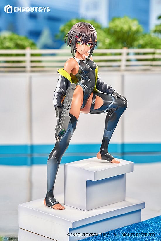 Arms Note Statue 1/7 Swim Team Bucho-chan 22 cm Image 2