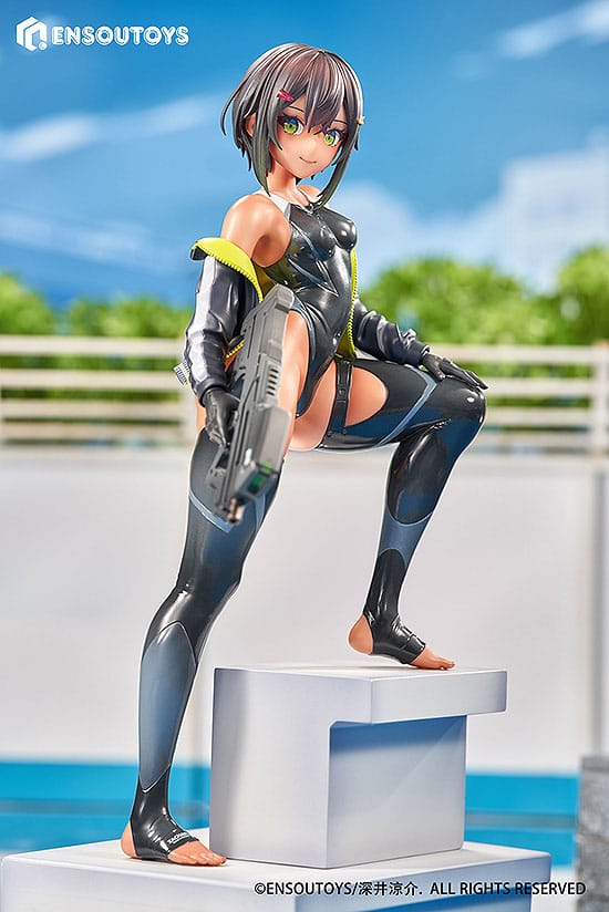 Arms Note Statue 1/7 Swim Team Bucho-chan 22 cm Image 5