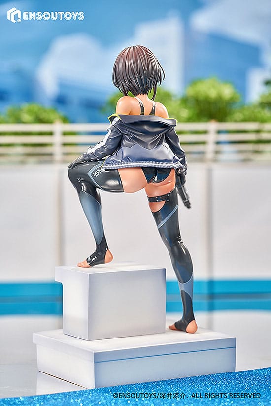 Arms Note Statue 1/7 Swim Team Bucho-chan 22 cm Image 6
