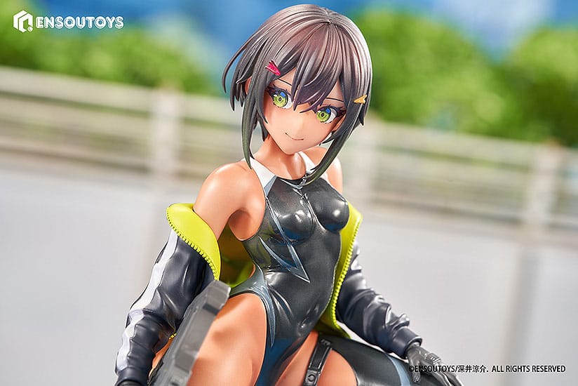 Arms Note Statue 1/7 Swim Team Bucho-chan 22 cm Image 7