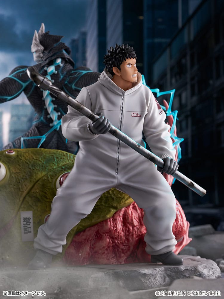 Kaiju No.8 SHIBUYA SCRAMBLE FIGURE PVC Statue 1/7 Kaiju No.8 & Kafka Hibino 29 cm Image 3