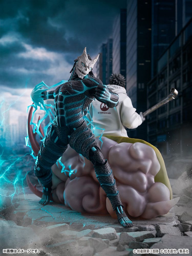 Kaiju No.8 SHIBUYA SCRAMBLE FIGURE PVC Statue 1/7 Kaiju No.8 & Kafka Hibino 29 cm Image 10