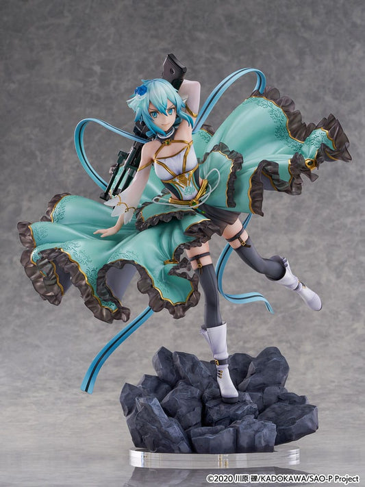Sword Art Online SHIBUYA SCRAMBLE FIGURE PVC Statue 1/7 Sinon Crystal Dress Ver. 29 cm Image 1