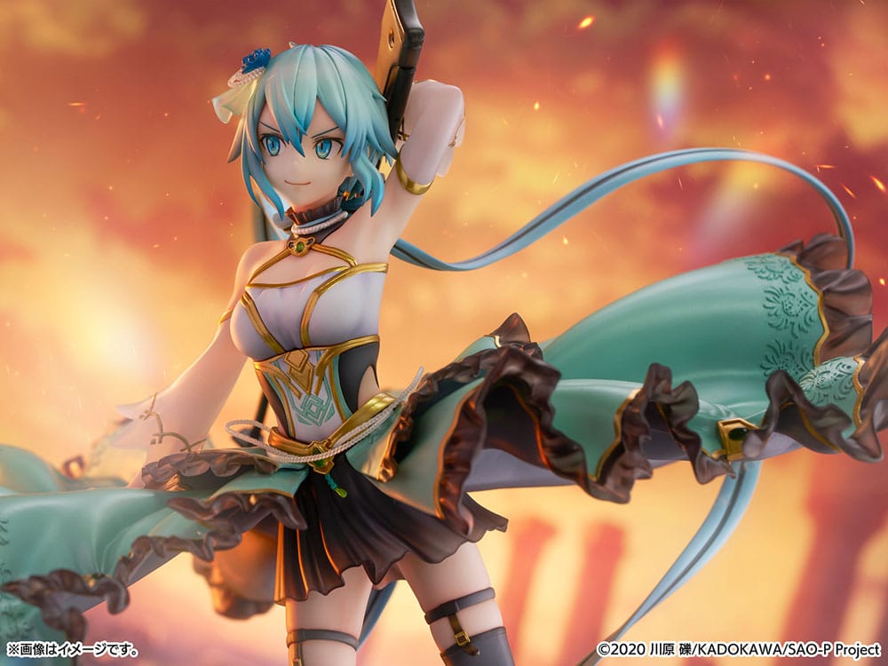 Sword Art Online SHIBUYA SCRAMBLE FIGURE PVC Statue 1/7 Sinon Crystal Dress Ver. 29 cm Image 3