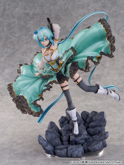 Sword Art Online SHIBUYA SCRAMBLE FIGURE PVC Statue 1/7 Sinon Crystal Dress Ver. 29 cm Image 4