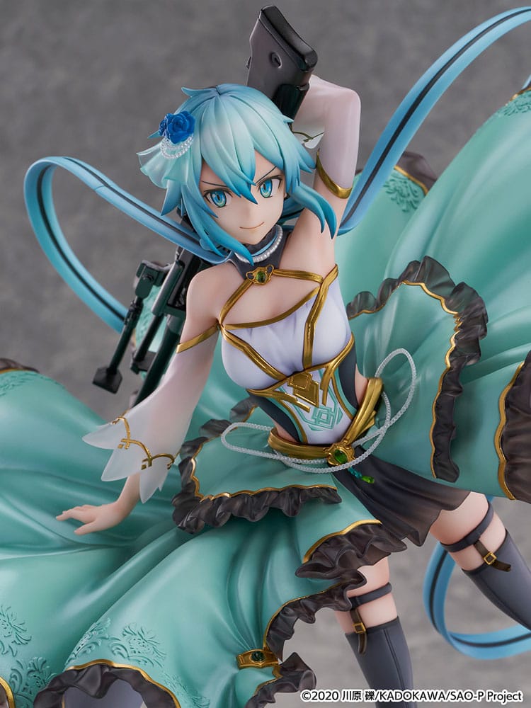 Sword Art Online SHIBUYA SCRAMBLE FIGURE PVC Statue 1/7 Sinon Crystal Dress Ver. 29 cm Image 7