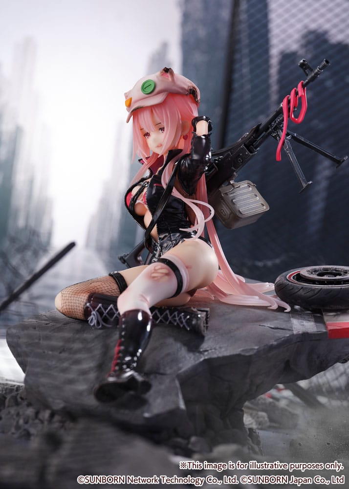 Girls' Frontline SHIBUYA SCRAMBLE FIGURE PVC Statue 1/7 UKM-2000 Gale Lightning -Wounded Ver.- 20 cm Image 11