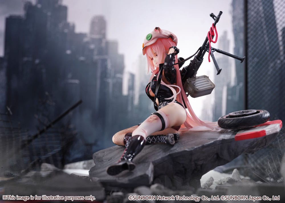 Girls' Frontline SHIBUYA SCRAMBLE FIGURE PVC Statue 1/7 UKM-2000 Gale Lightning -Wounded Ver.- 20 cm Image 12