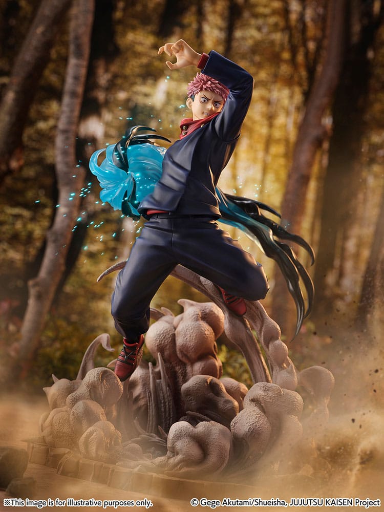 Jujutsu Kaisen SHIBUYA SCRAMBLE FIGURE PVC Statue 1/7 Yuji Itadori 31 cm Image 9