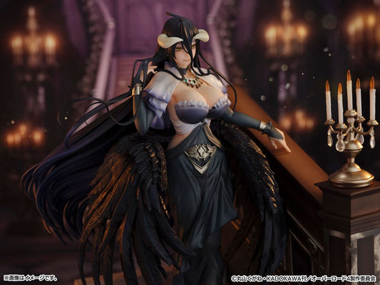 Overlord SHIBUYA SCRAMBLE FIGURE PVC Statue 1/7 Albedo Jet Black Dress Ver. 28 cm Image 2