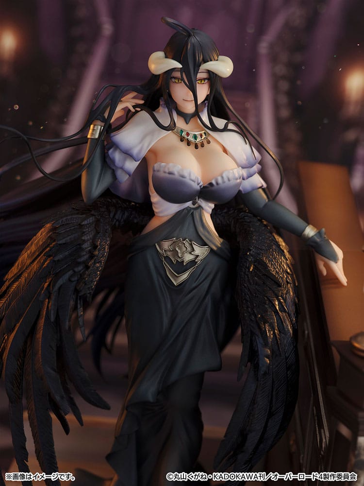 Overlord SHIBUYA SCRAMBLE FIGURE PVC Statue 1/7 Albedo Jet Black Dress Ver. 28 cm Image 3