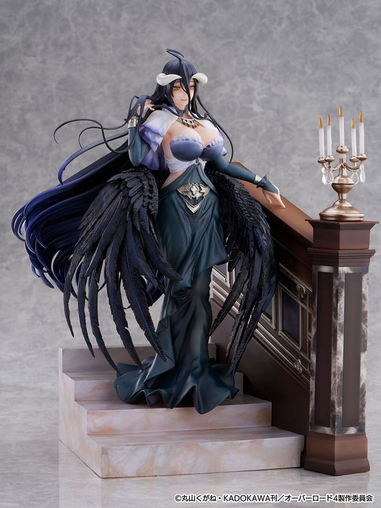 Overlord SHIBUYA SCRAMBLE FIGURE PVC Statue 1/7 Albedo Jet Black Dress Ver. 28 cm Image 5