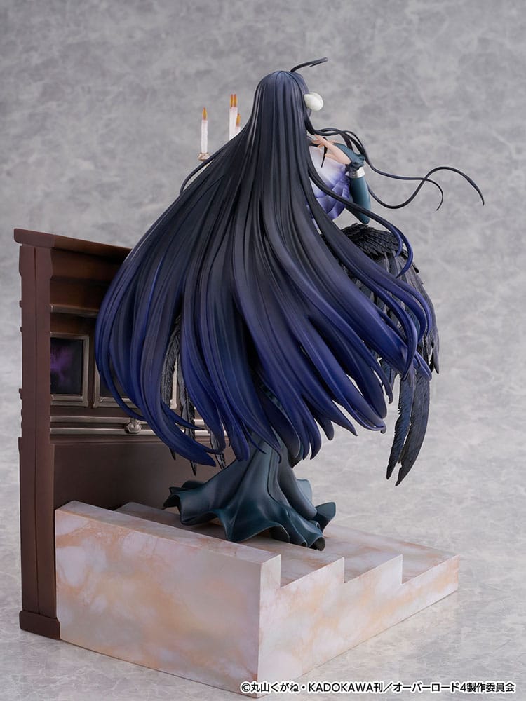 Overlord SHIBUYA SCRAMBLE FIGURE PVC Statue 1/7 Albedo Jet Black Dress Ver. 28 cm Image 6