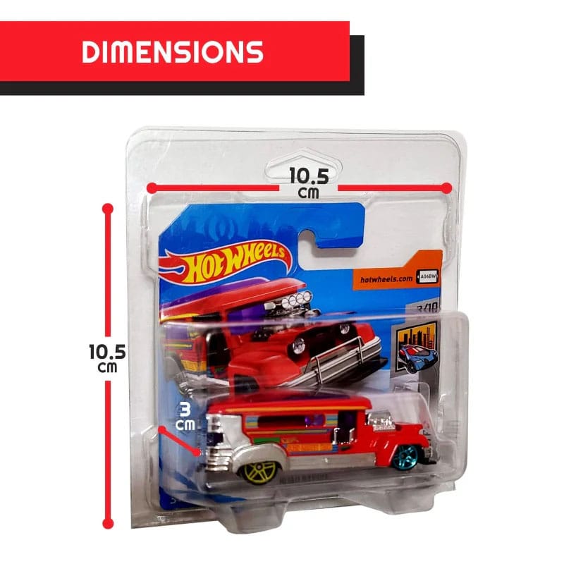 Hot Wheels European Series PET Blisters 50er-Pack für Short Card Image 2