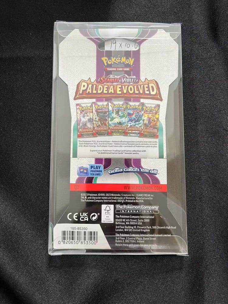 Evoretro PET Protektoren für Pokémon TCG Booster Pack 0 mm (10er-Pack) Image 9