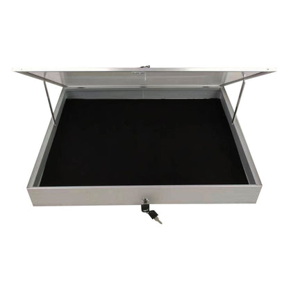 Evoretro Aluminum Display Case Silver Image 1