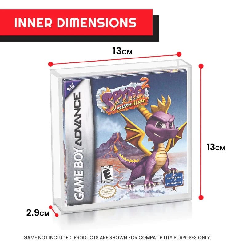 Acrylgehäuse 2er-Pack für Gameboy/Gameboy Advance Spiele Image 5