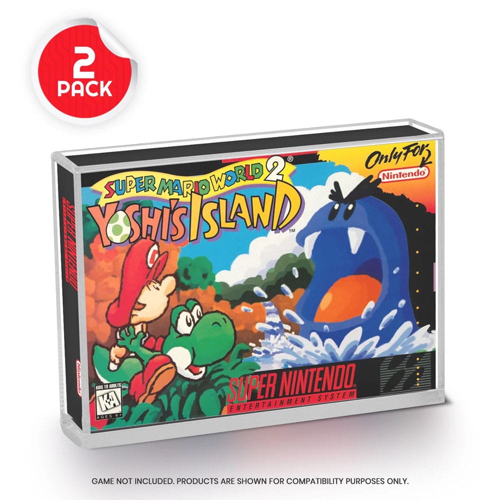 Acrylgehäuse 2er-Pack für SNES/N64 Spiele Image 2