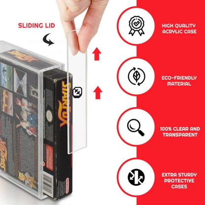 Acrylgehäuse 2er-Pack für SNES/N64 Spiele Image 3