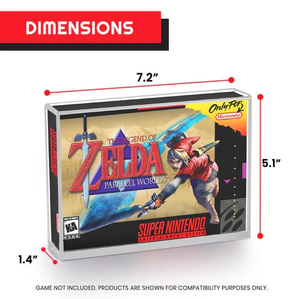 Acrylgehäuse 2er-Pack für SNES/N64 Spiele Image 5