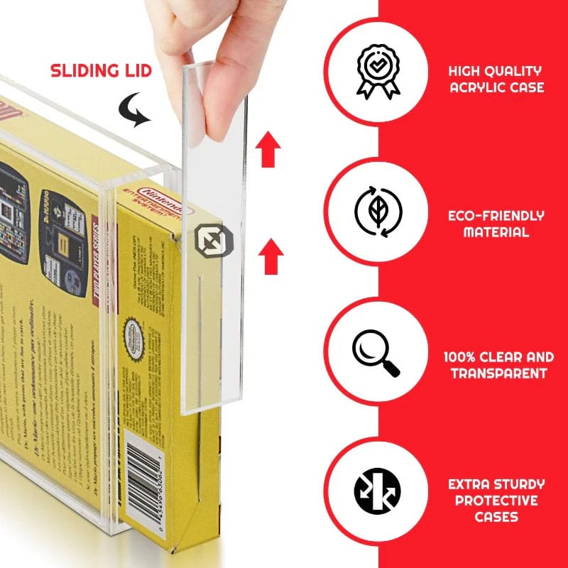 Acrylgehäuse 2er-Pack für NES Spiele Image 3