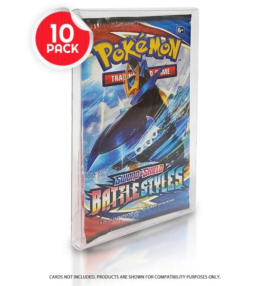 PET Gehäuse 10er-Pack für Booster, Magic, Yu-Gi-Oh Karten Image 1