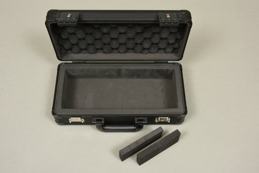 Evoretro Mini-Tragekoffer mit Griff & herausnehmbarem Schaumstoff Schwarz Image 2