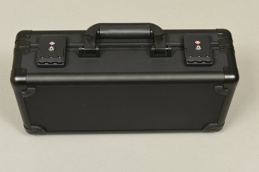 Evoretro Mini-Tragekoffer mit Griff & herausnehmbarem Schaumstoff Schwarz Image 8
