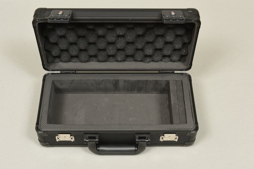 Evoretro Mini-Tragekoffer mit Griff & herausnehmbarem Schaumstoff Schwarz Image 10