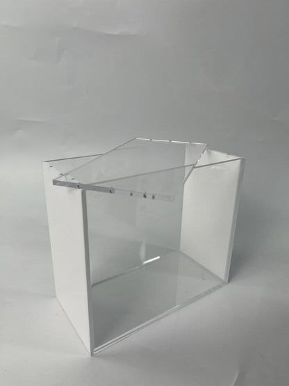 Evoretro Magnetische Acryl Display Case für ETB mit farbigen Seiten - Weiß Image 3