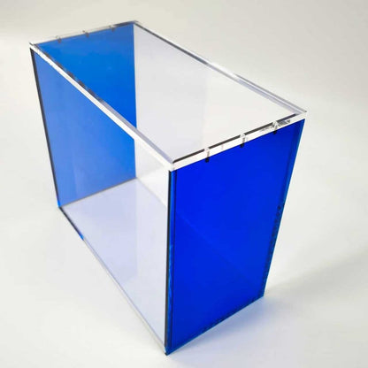 Evoretro Magnetische Acryl Display Case für ETB mit farbigen Seiten - Blau Image 3