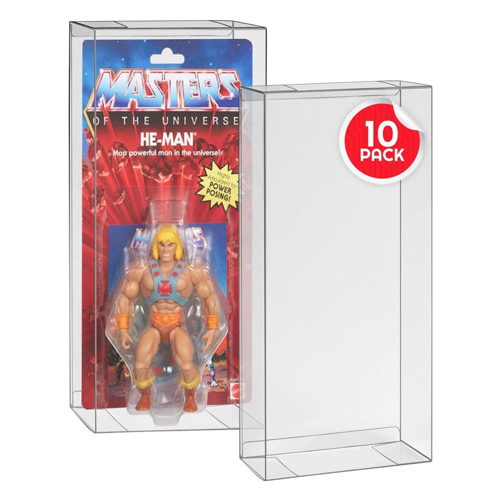 PET Gehäuse 10er-Pack für Masters of the Universe Origins Power Posing (Carded) Box Figuren Image 1