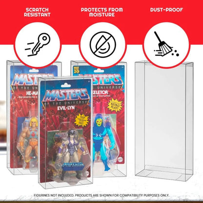 PET Gehäuse 10er-Pack für Masters of the Universe Origins Power Posing (Carded) Box Figuren Image 3