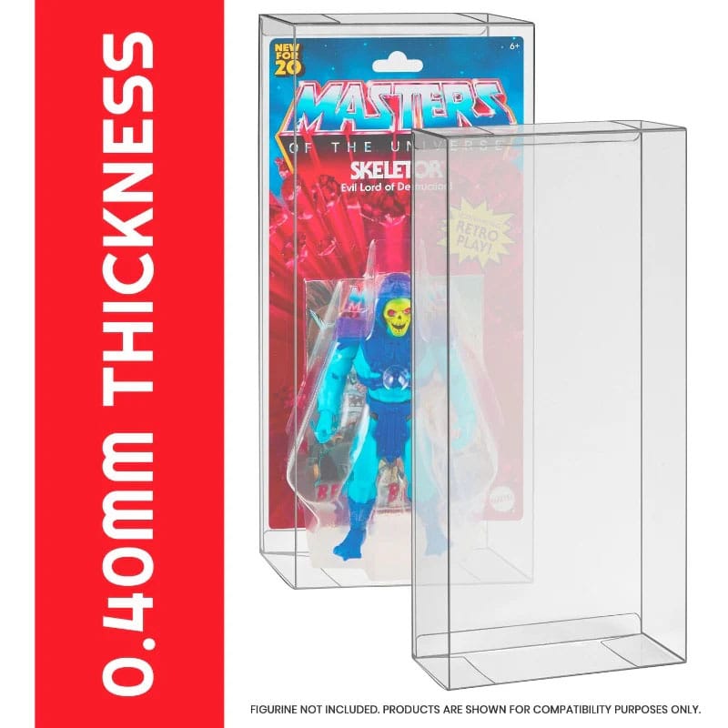 PET Gehäuse 10er-Pack für Masters of the Universe Origins Power Posing (Carded) Box Figuren Image 4
