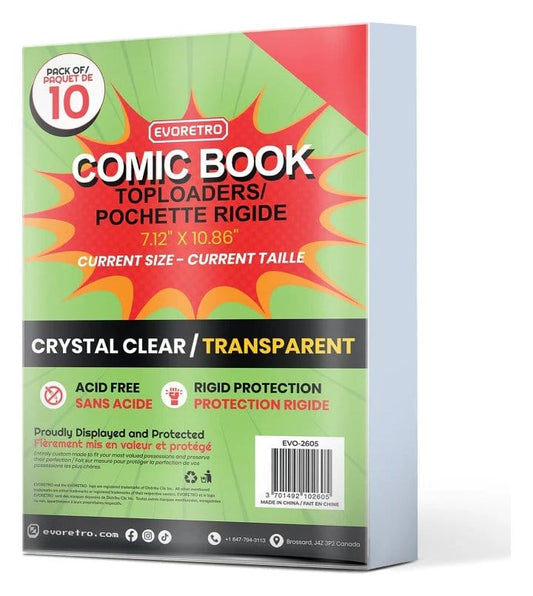 Evoretro Toploader für Comics 10er-Pack Current Image 1
