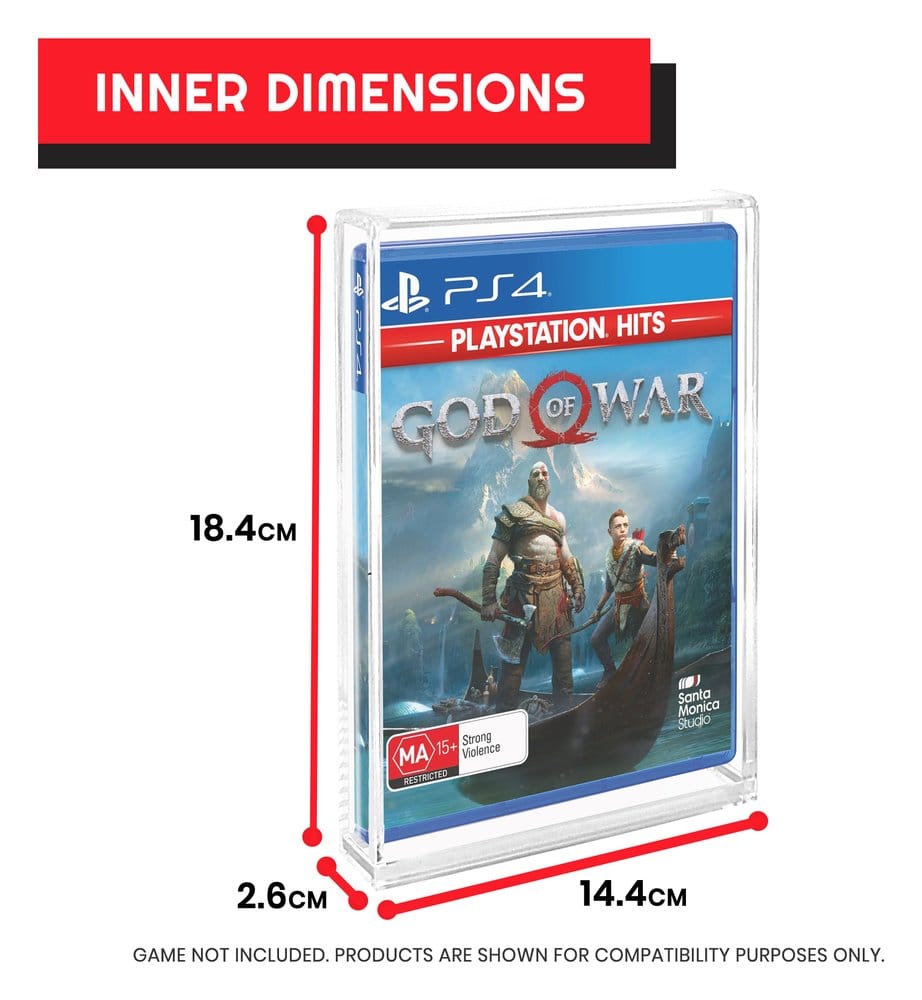 Acrylgehäuse 2er-Pack für PS3/PS4/Blu-Ray/XBOX One Image 5