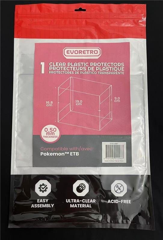 Evoretro PET Gehäuse 1er-Pack für Pokémon ETB Image 5