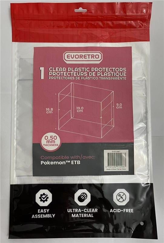 Evoretro PET Gehäuse 1er-Pack für Pokémon ETB Image 6